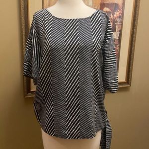 MICHAEL Michael Kors Size M Top With Side Tie
